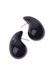 Drop Örhänge Mörkblå