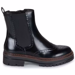 Svarta glansiga boots