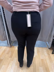 Svarta stretchiga byxor