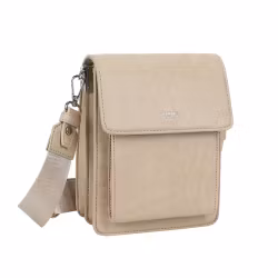 Beige boxväska