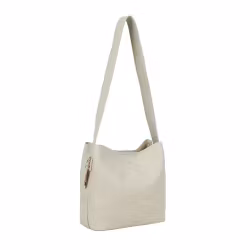 Beige bucketbag