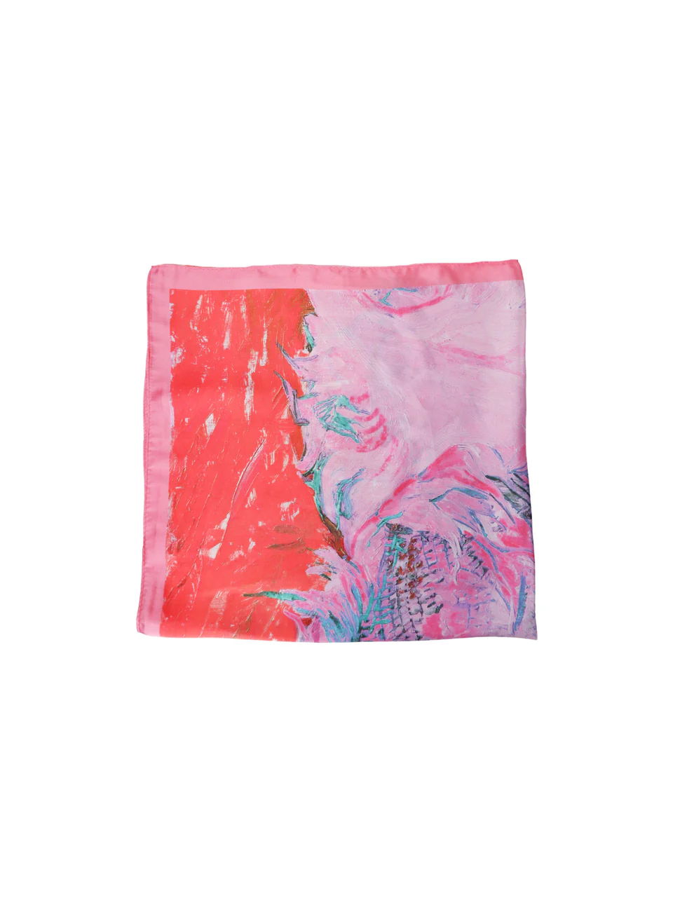 Rosa mönstrad mini scarf