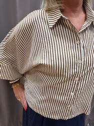 Randig skjorta med strass