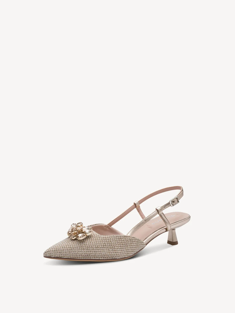 Pearl glam sling back