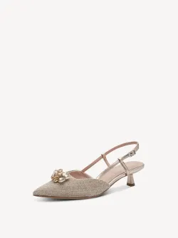 Pearl glam slingback