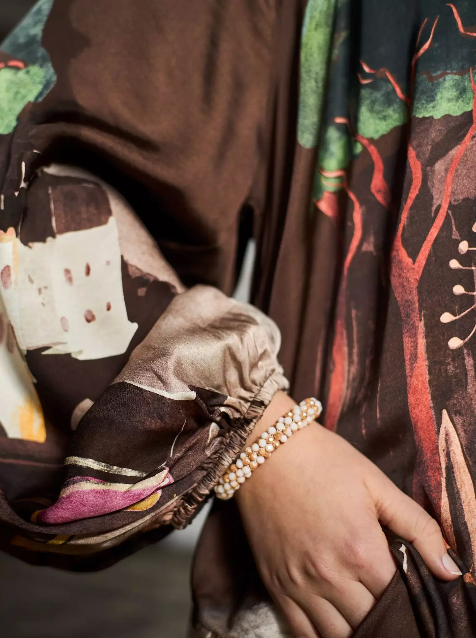 Beige Mix 2-i-1 multi armband