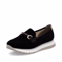 Svarta loafers i nobuck