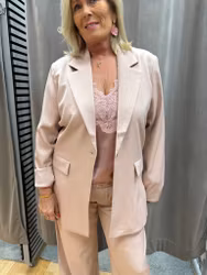 Puderrosa kavaj/blazer