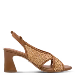 Sandalett i rotting med klack