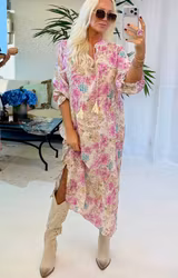 Angel Bomullsklänning flower