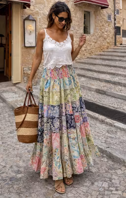 Jaipur Bohemisk Kjol och Klänning