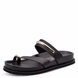 Tåremssandal med gulddetalj