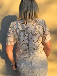 Cremevit genombruten spetstopp