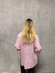Felicia linneskjorta rosa