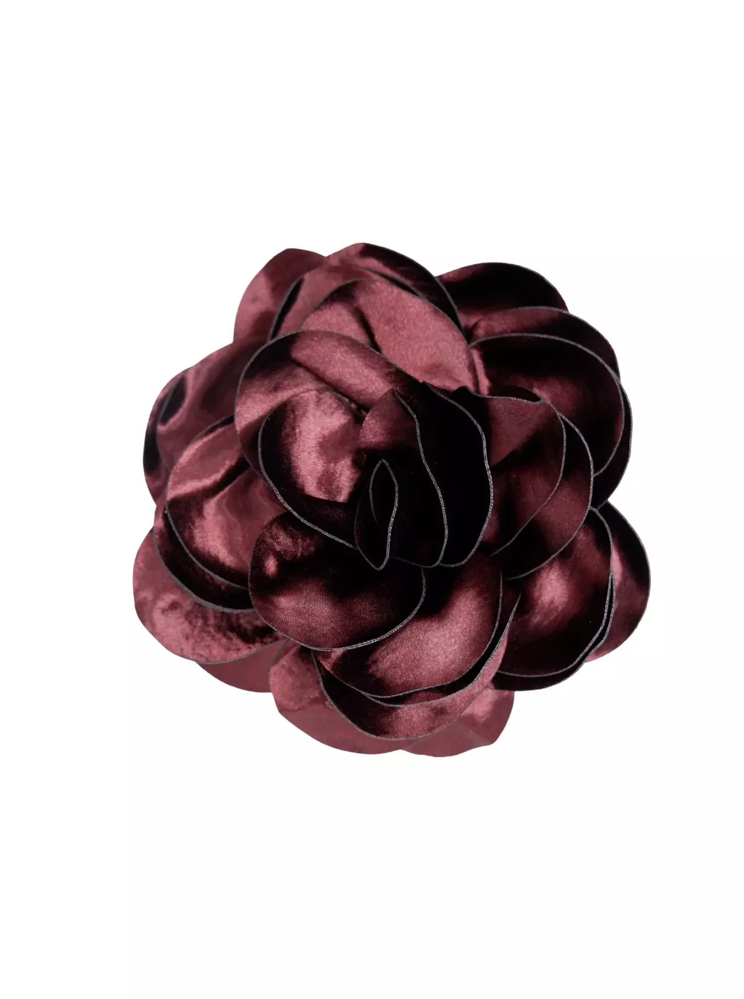 Brun blomaccessoar
