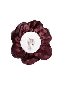 Brun blomaccessoar
