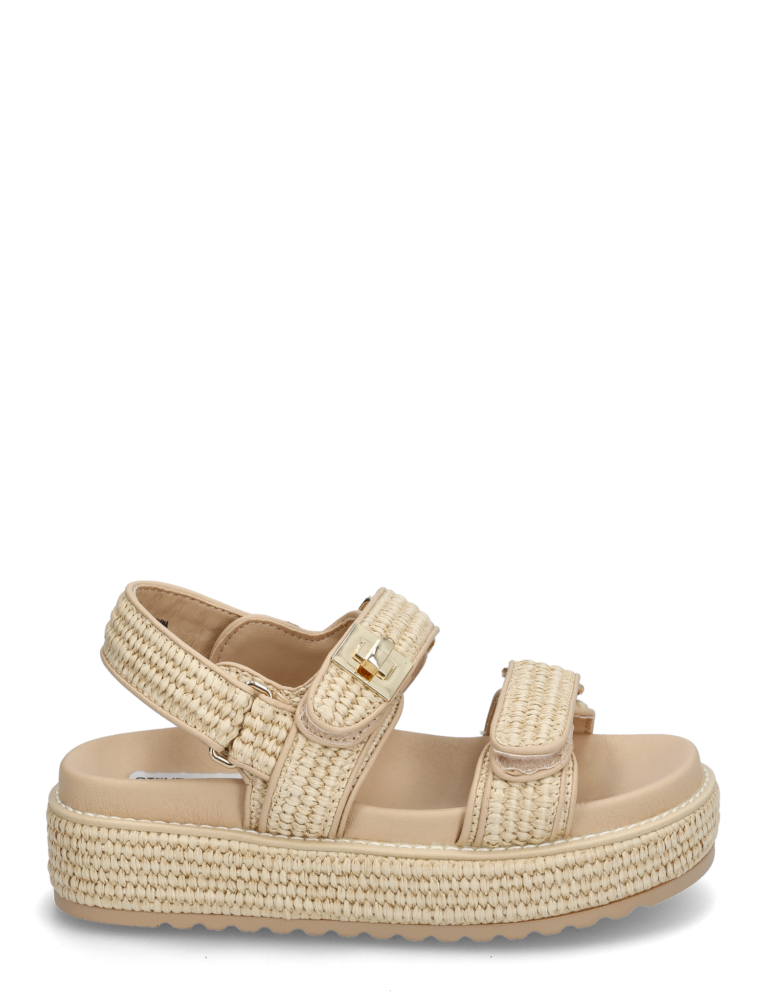 Flätade platåsandaler