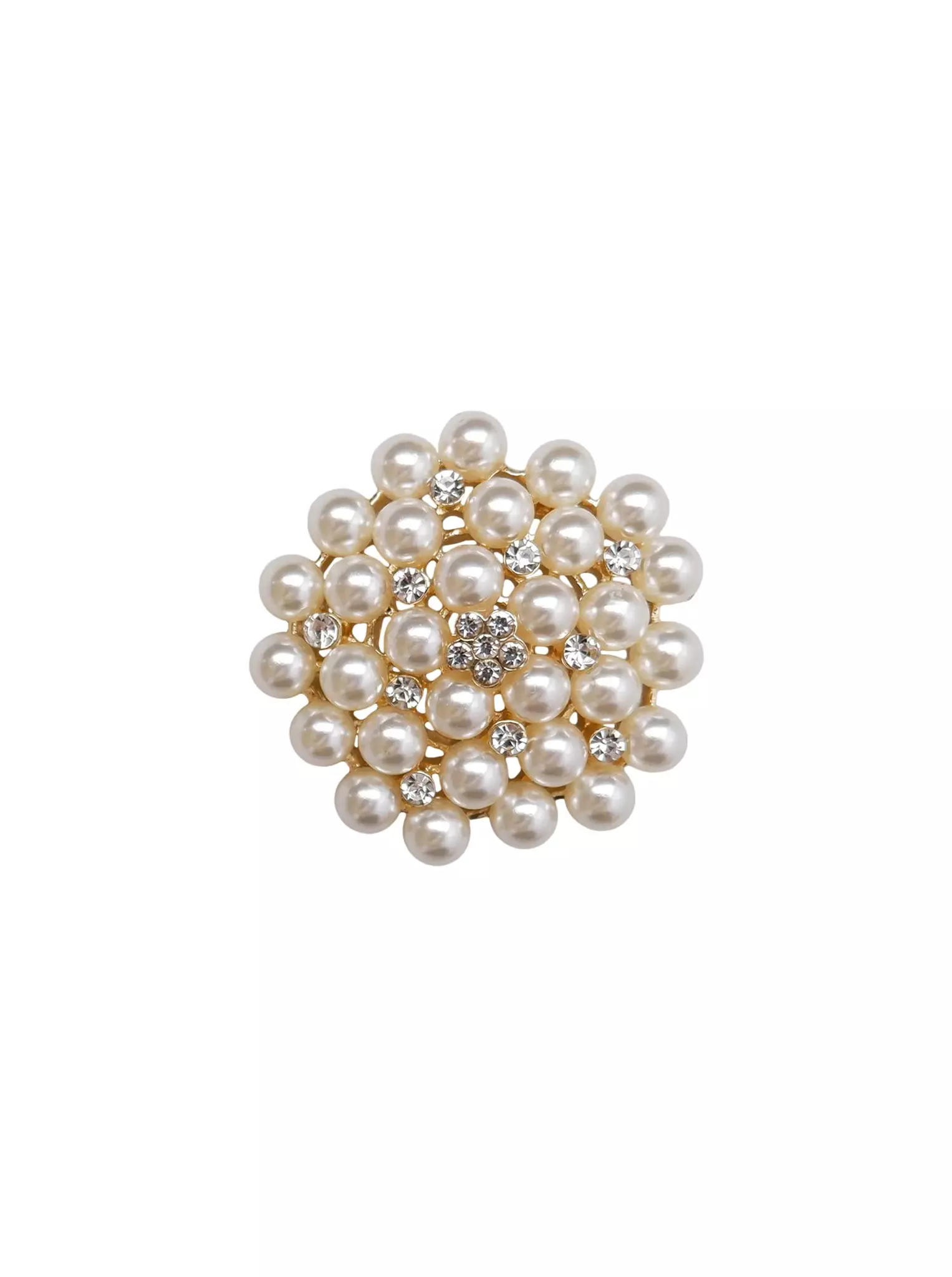 Brosch med pärlor