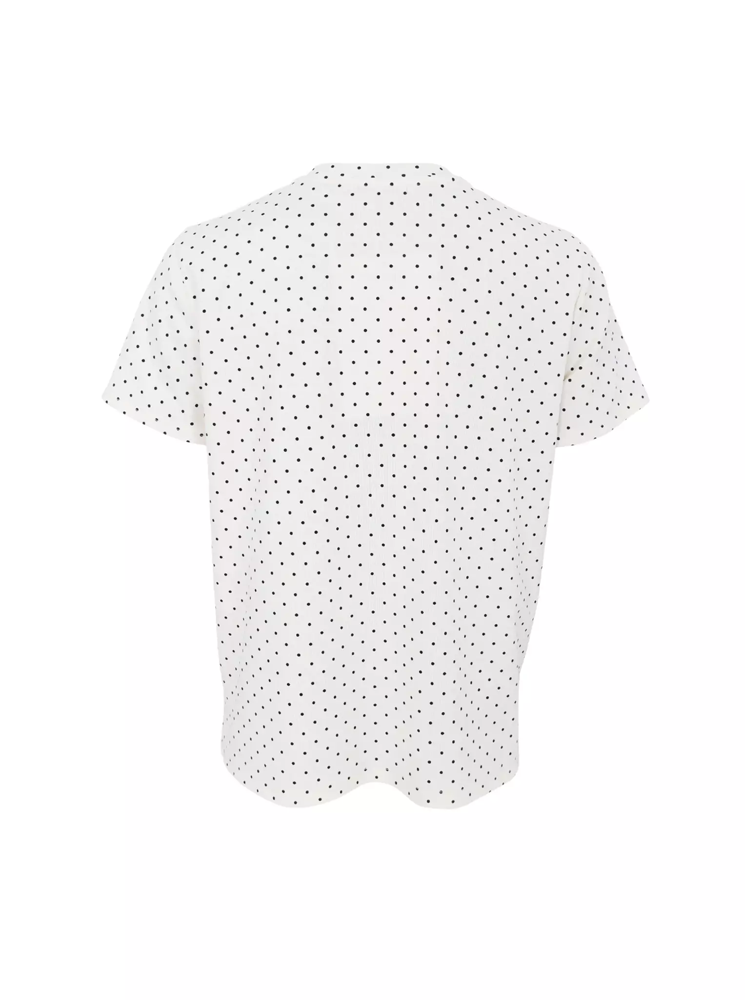 Off white t-shirt med svarta prickar