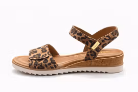 Leopardmönstrade sandaler