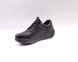 Svarta skinnskor med dragkedja