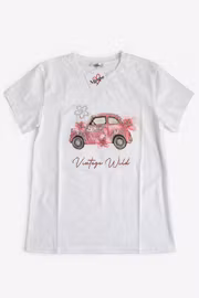 T-shirt med tryck - 1