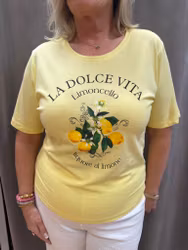 Gul La Dolce Vita t-shirt