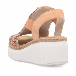 Multifärgade sandaletter