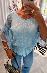 Grace Spetstopp Blå