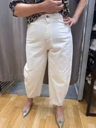Off White barrel jeans