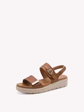 Cognac Leather bruna sandaler