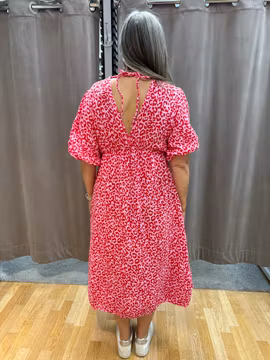 Summerdress Rosa Röd Leo