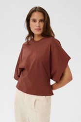 Rödbrun boxig t-shirt