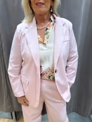 Rosa mjuk kavaj