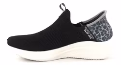 Skechers Slip-ins Ultra Flex 3.0 - Svart Leopard