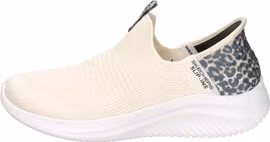 Cremé färgade slip-ins sneakers