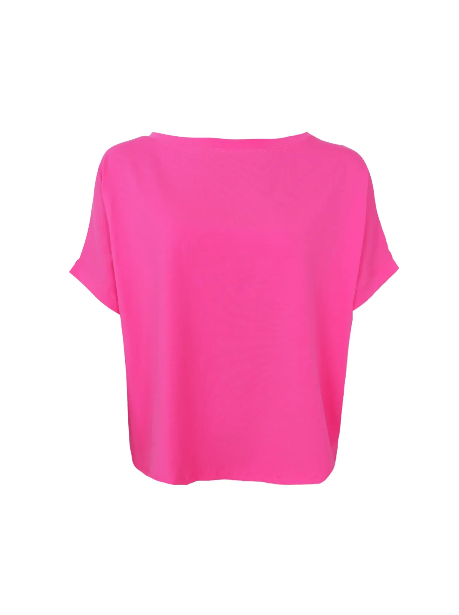 Rosa T-shirt med lös passform