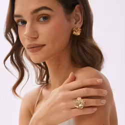 Daisy örhängen guld