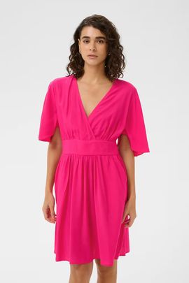 Cerise kort klänning