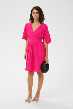 Cerise kort klänning