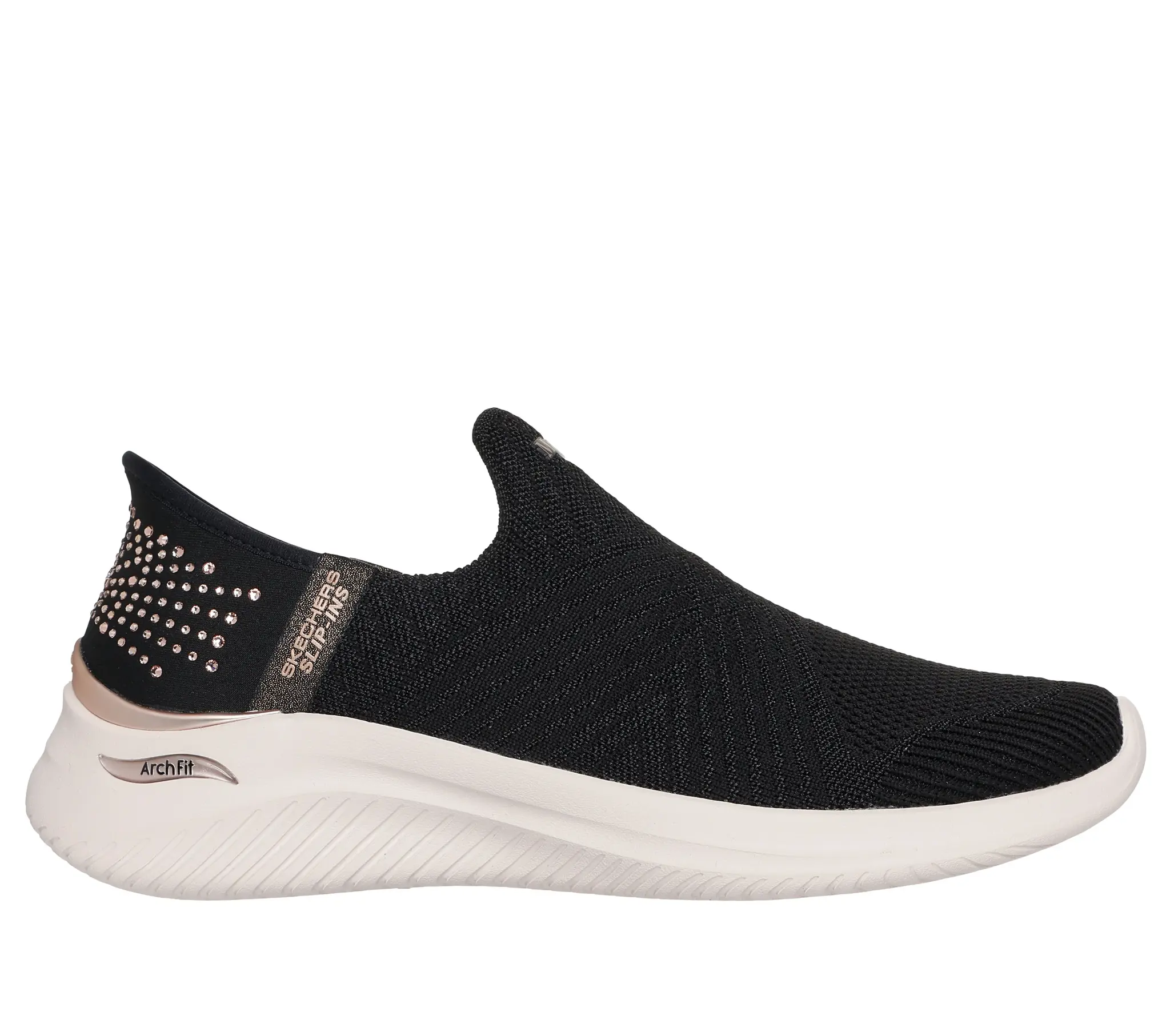 Skechers Slip-ins Martha Stewart Arch Fit Ultra Flex 3.0 - Brilliant Diamond - Rose/Gold Black