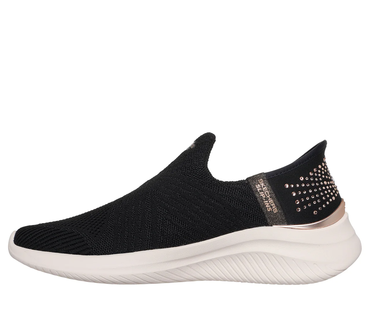 Skechers Slip-ins Martha Stewart Arch Fit Ultra Flex 3.0 - Brilliant Diamond - Rose/Gold Black