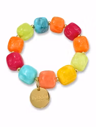 Chunky armband tuttifrutti