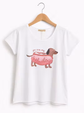 T-shirt hotdog