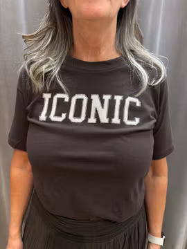 Brun T-shirt ICONIC