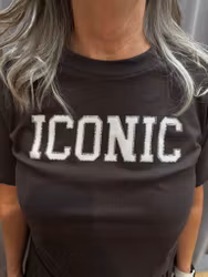Brun T-shirt ICONIC