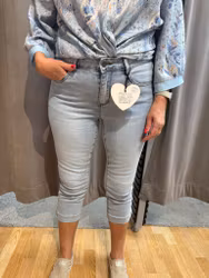 Capri jeans Bleach Blue