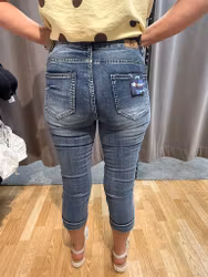 Capri jeans Middle Blue