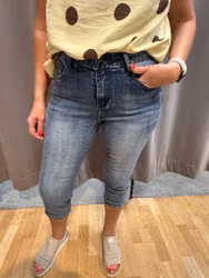 Capri jeans Middle Blue