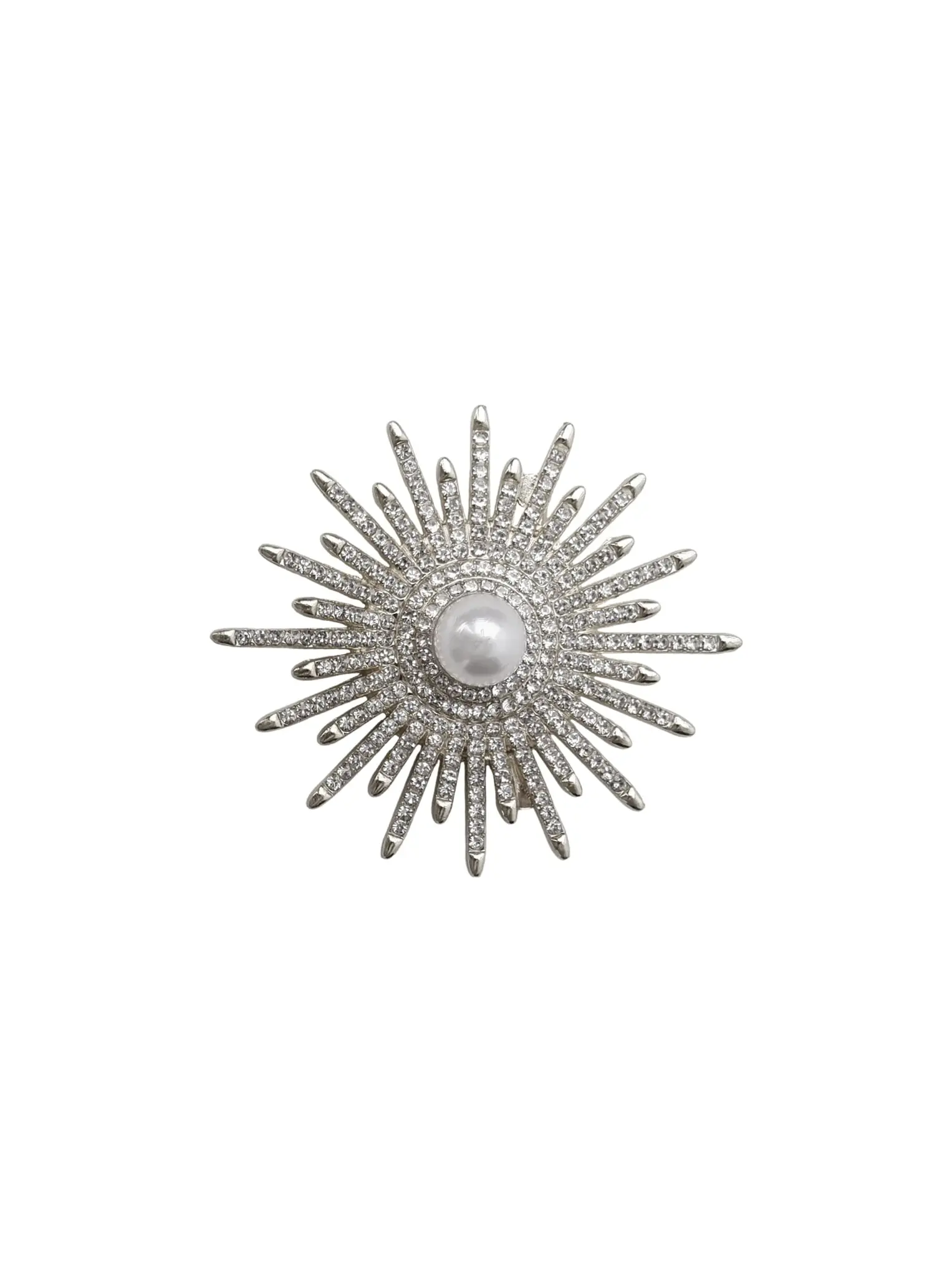 Galax brosch silver